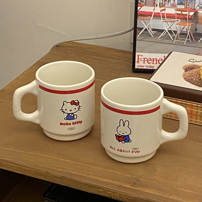 Hello Kitty Miffy Retro Milk Mug