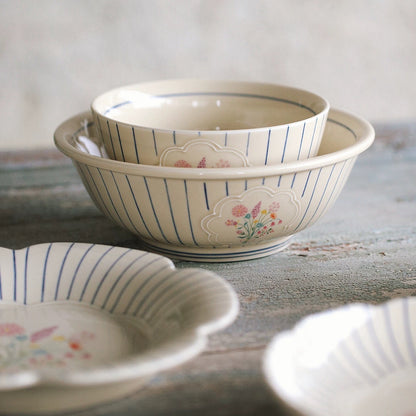 French Garden Ceramic Dinnerware Series (Sold Individually)
