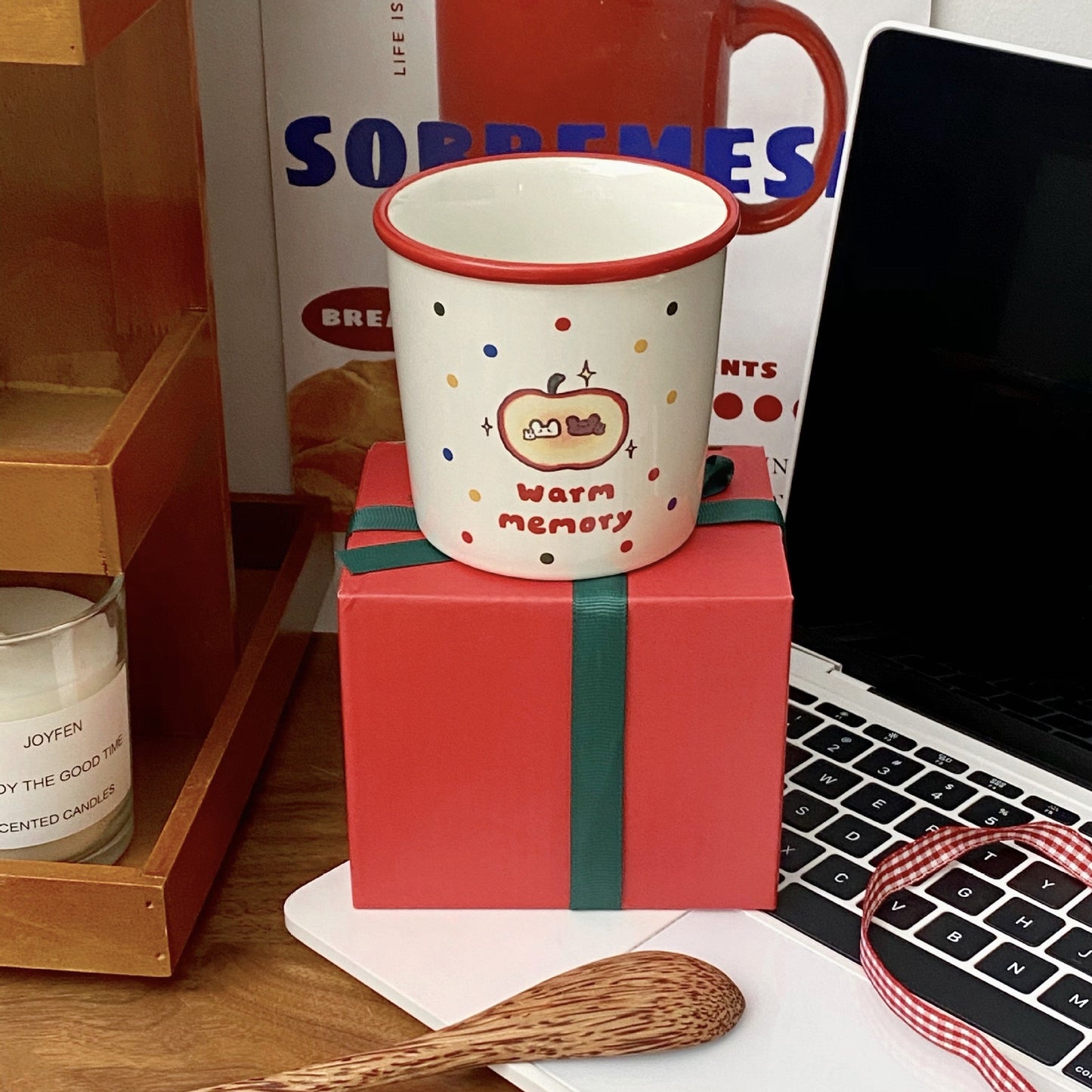 Warm Memory Apple Ceramic Mug