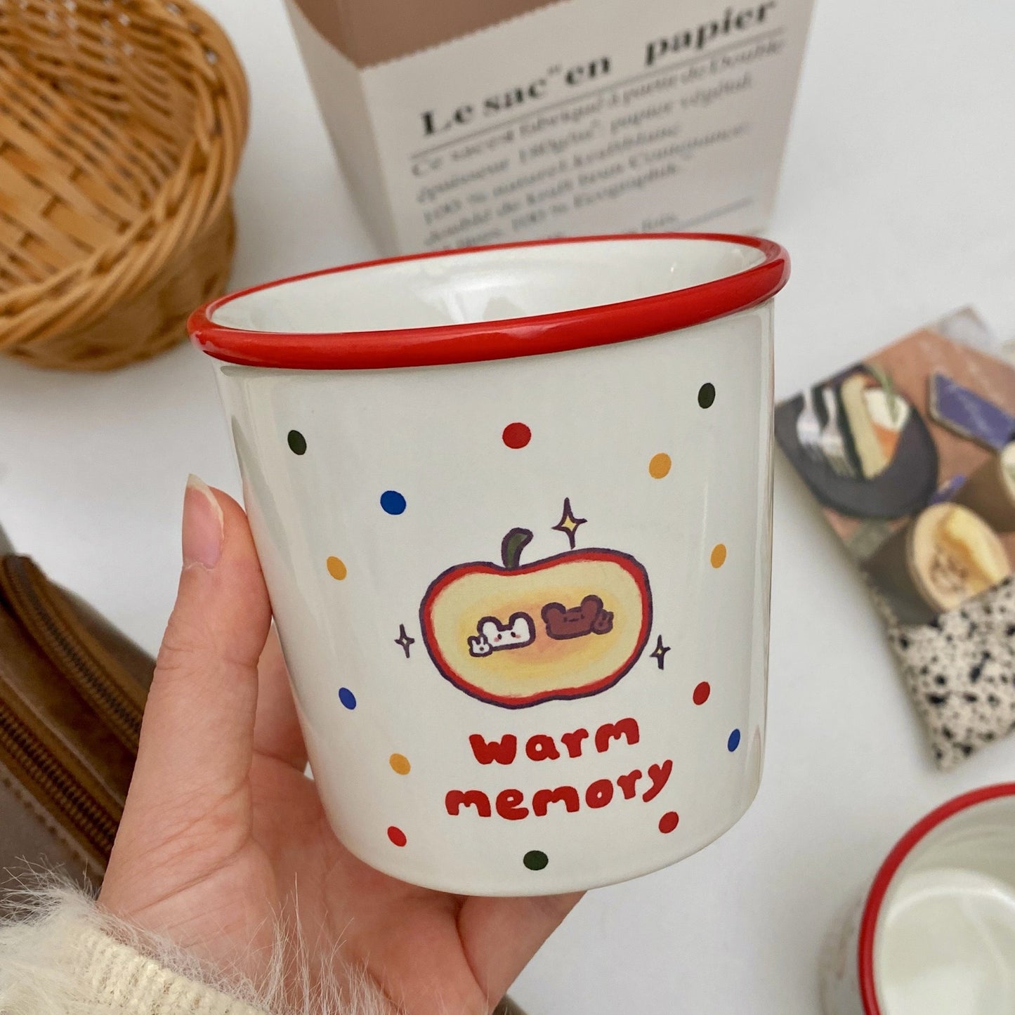 Warm Memory Apple Ceramic Mug
