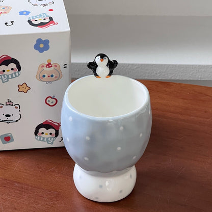 Penguin Polka Dot Ceramic Tableware