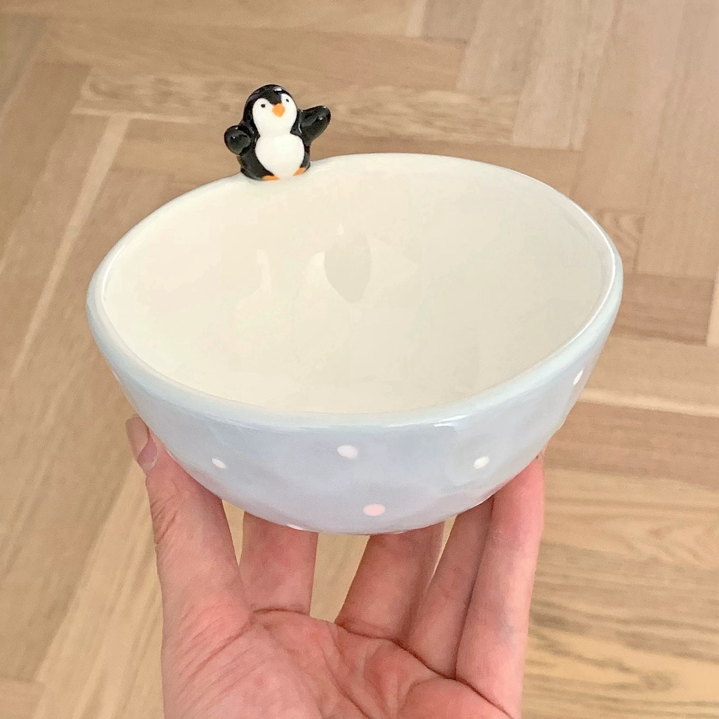 Penguin Polka Dot Ceramic Tableware