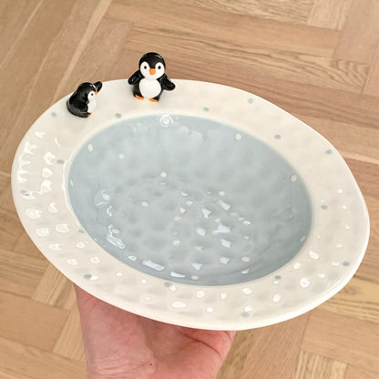 Penguin Polka Dot Ceramic Tableware