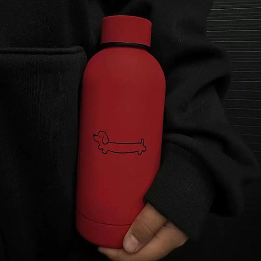 Cute Sausage Dog Insulated Bottle