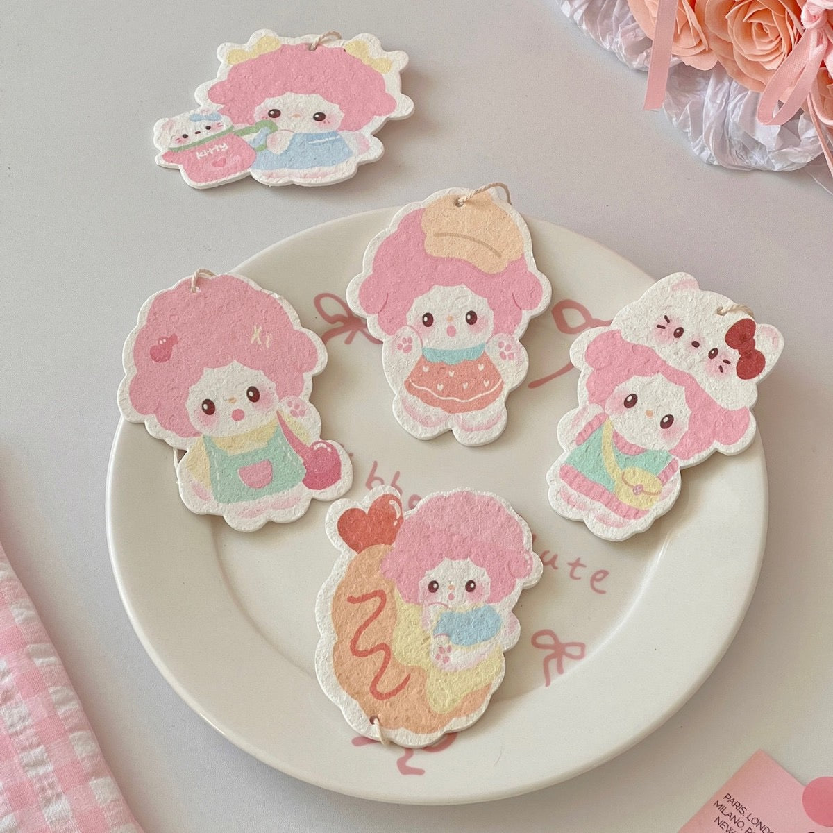 Cute Wood Pulp Dishwashing Sponge