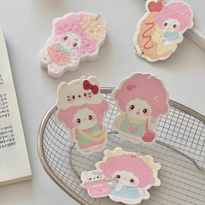 Cute Wood Pulp Dishwashing Sponge