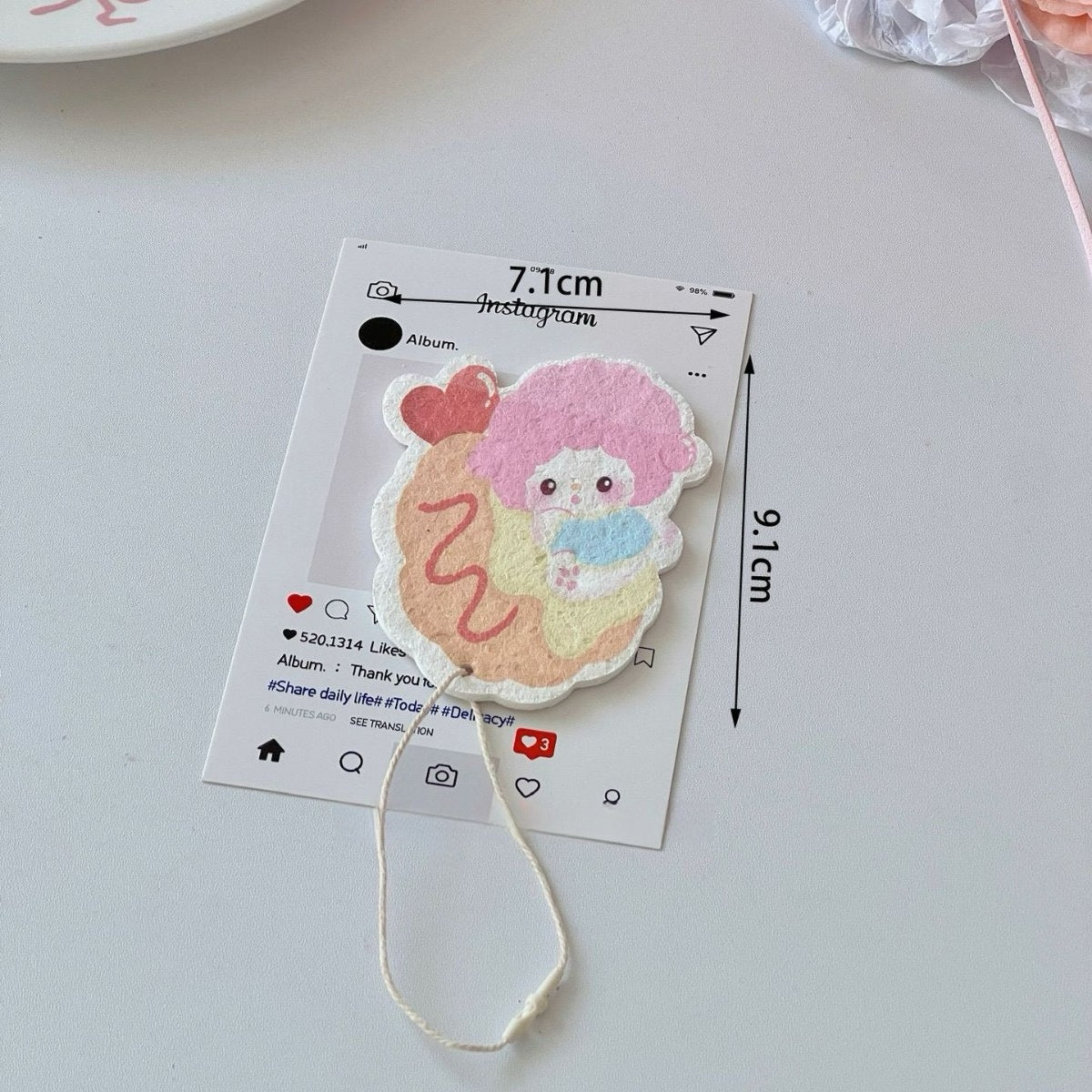 Cute Wood Pulp Dishwashing Sponge