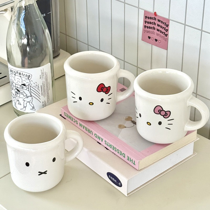 Hello Kitty & Miffy Ceramic Mug