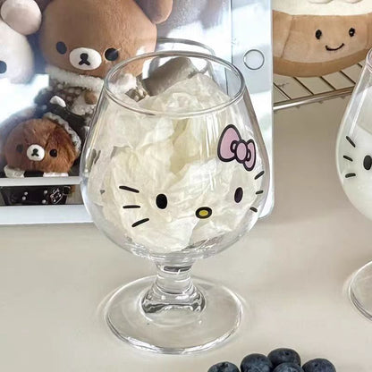 Hello Kitty Glass Goblet