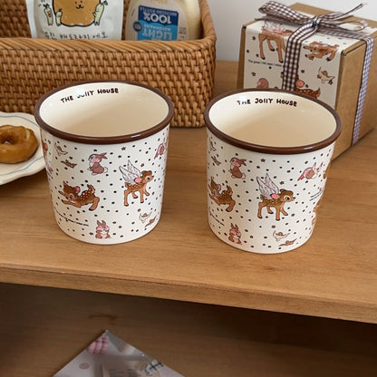 Deer Illustration Ceramic Mug