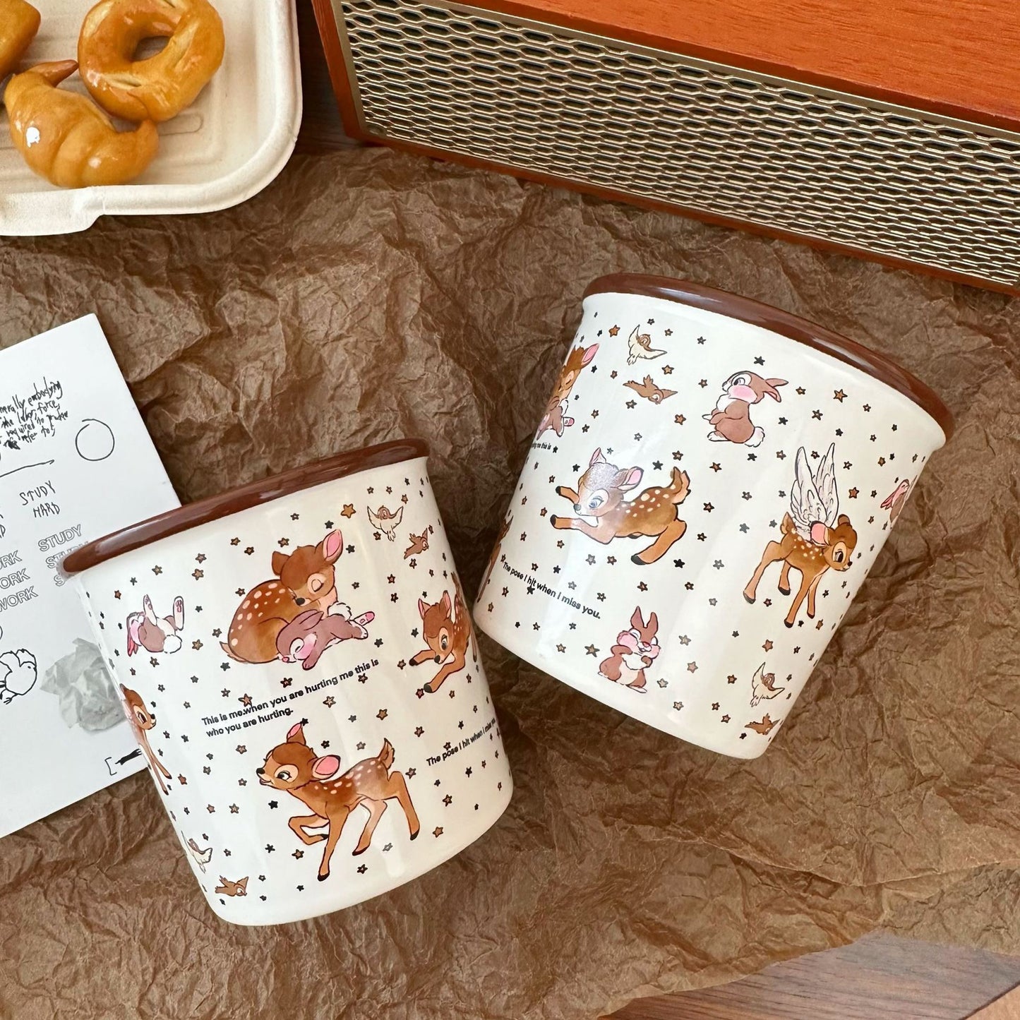 Deer Illustration Ceramic Mug