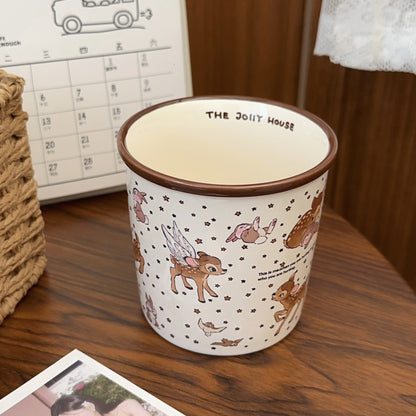 Deer Illustration Ceramic Mug