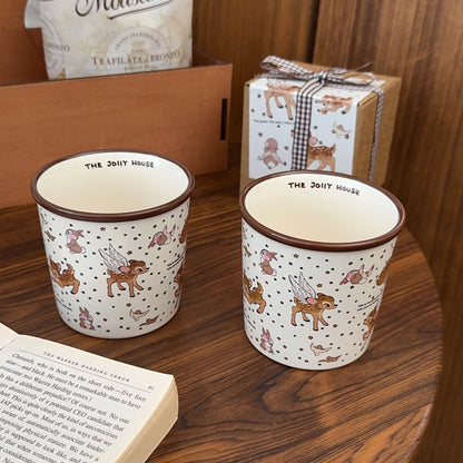 Deer Illustration Ceramic Mug