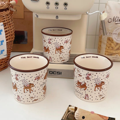 Deer Illustration Ceramic Mug
