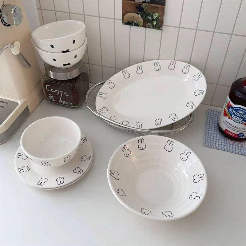 Miffy Print Ceramic Plate / Bowl