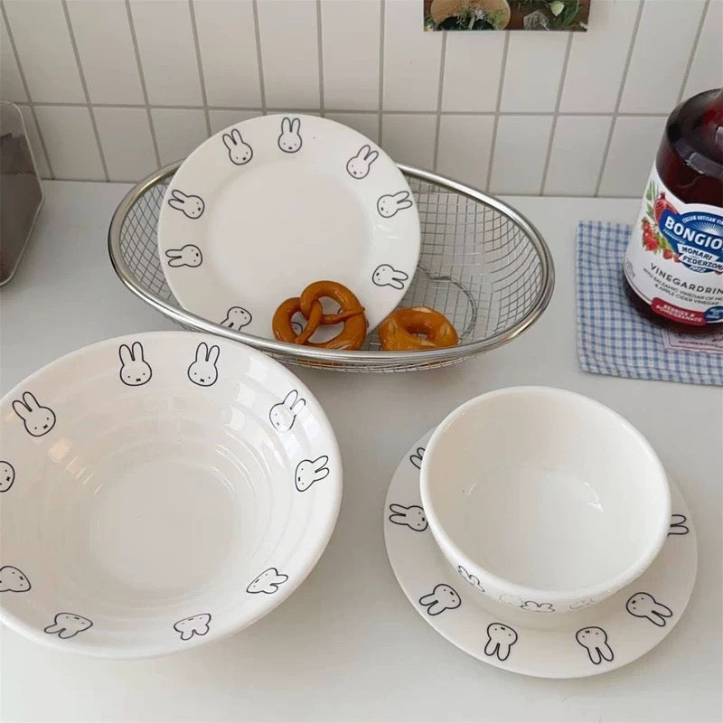 Miffy Print Ceramic Plate / Bowl