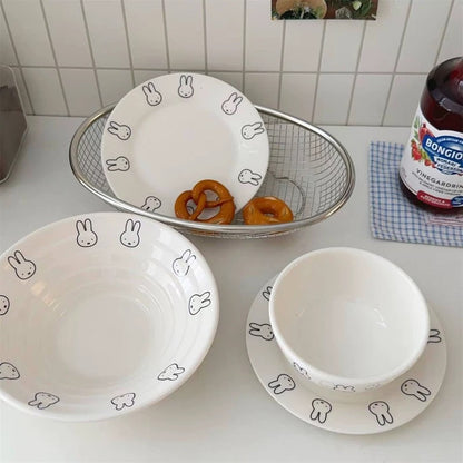 Miffy Print Ceramic Plate / Bowl