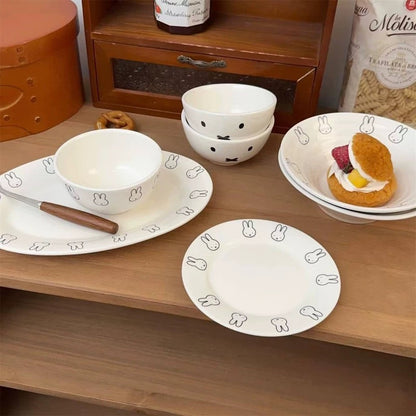 Miffy Print Ceramic Plate / Bowl