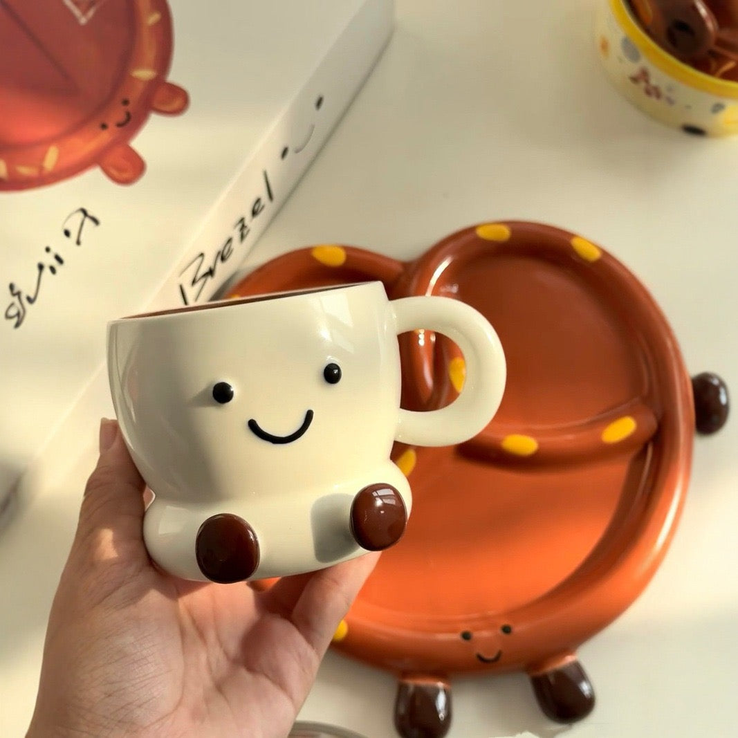 Cute Chubby Feet Underglaze Ceramic Collection (Gift Box)