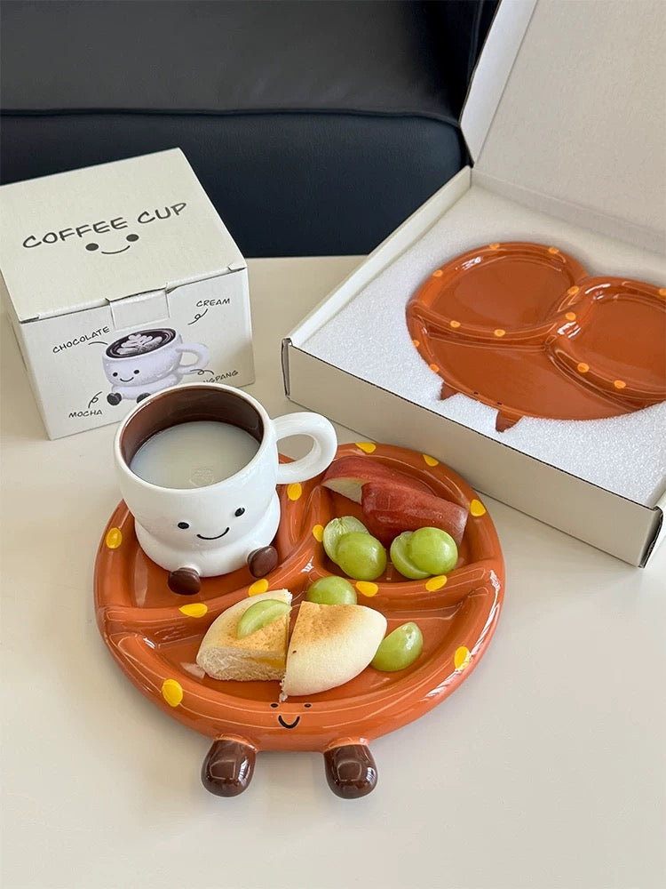 Cute Chubby Feet Underglaze Ceramic Collection (Gift Box)