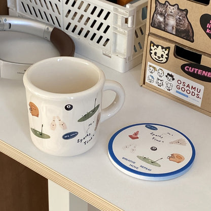 Sports Doodle Ceramic Mug