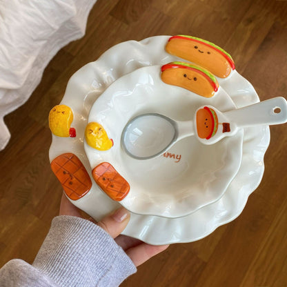 Bread Time Ceramic Tableware Collection