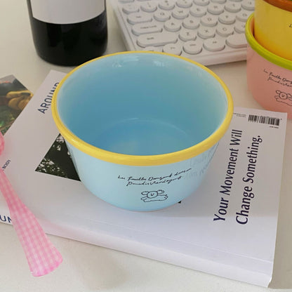 Dopamine Puppy Ceramic Bowl Set (Set of 4)