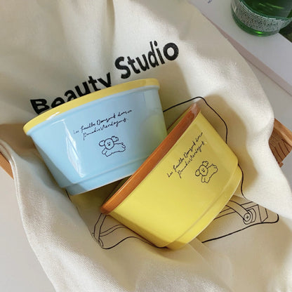 Dopamine Puppy Ceramic Bowl Set (Set of 4)