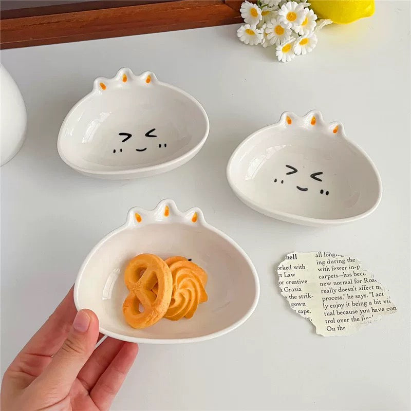 Dim Sum Ceramic Dipping Dish