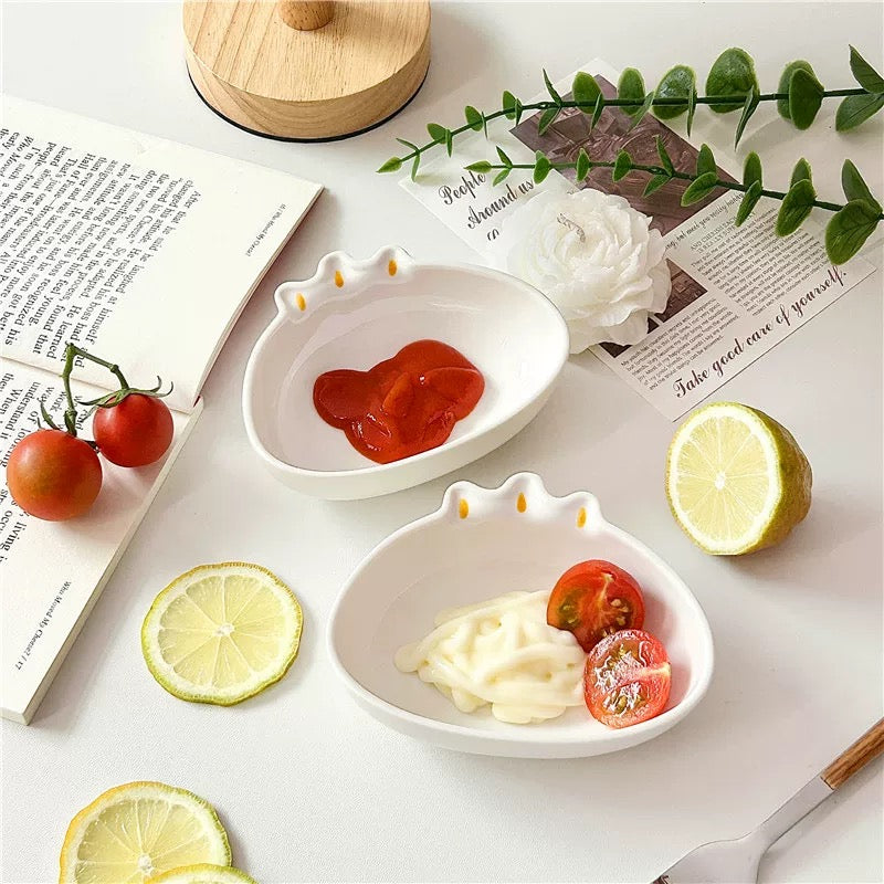 Dim Sum Ceramic Dipping Dish