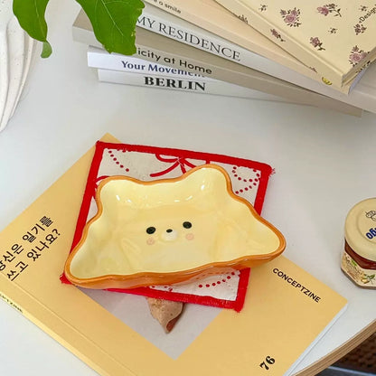 Bread Face Ceramic Dipping Dish