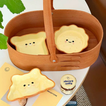 Bread Face Ceramic Dipping Dish