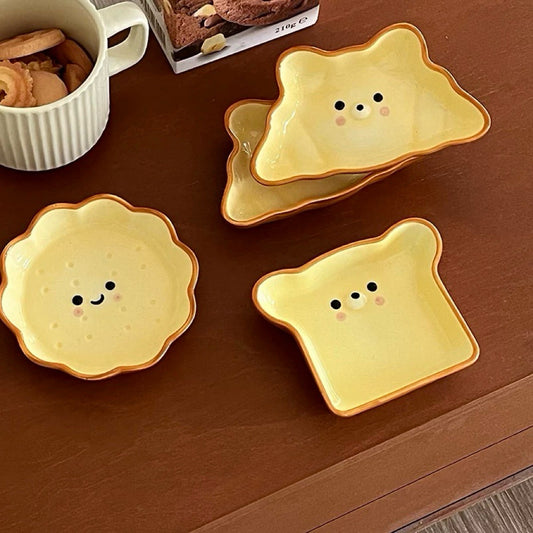 Bread Face Ceramic Dipping Dish