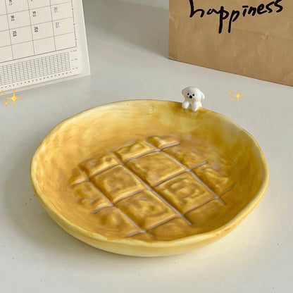 Pineapple Bun Puppy Ceramic Collection