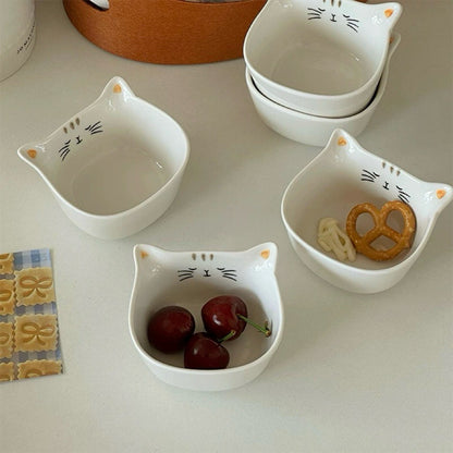 Cute Kitty Ceramic Sauce Dish