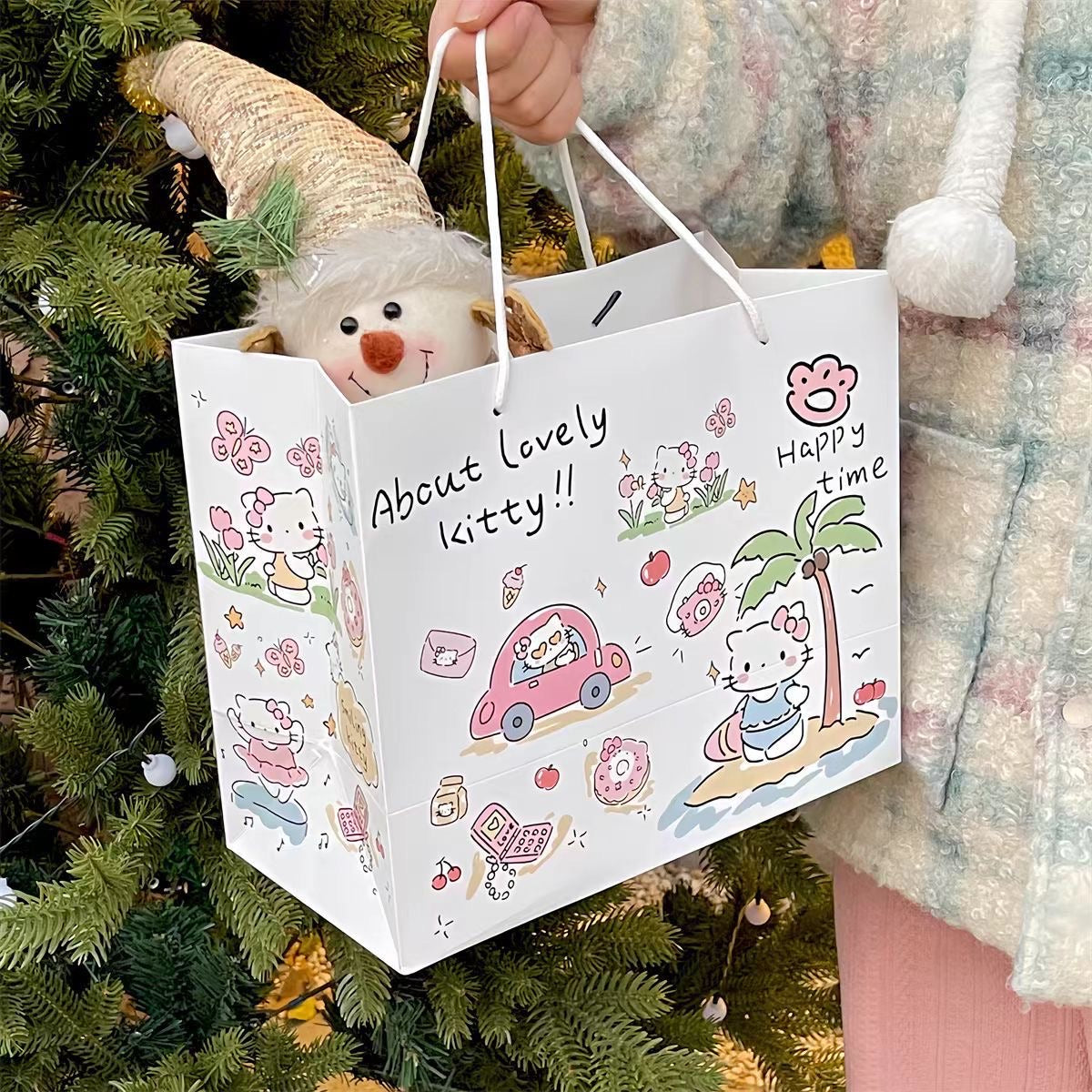 Crayon Shin-chan & Hello Kitty Birthday Gift Bag