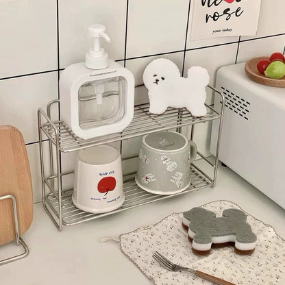 Cute Dog Sponge Scrubber (Set of 4)