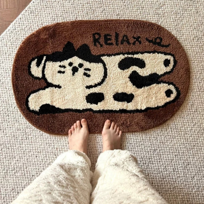 Relax Cat Tufted Floor Mat