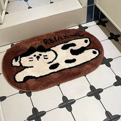 Relax Cat Tufted Floor Mat