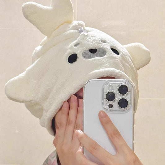 Cute Seal Hair Drying Cap