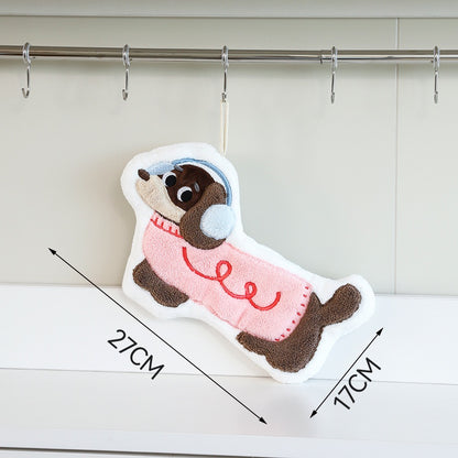Cute Dachshund Hand Towel