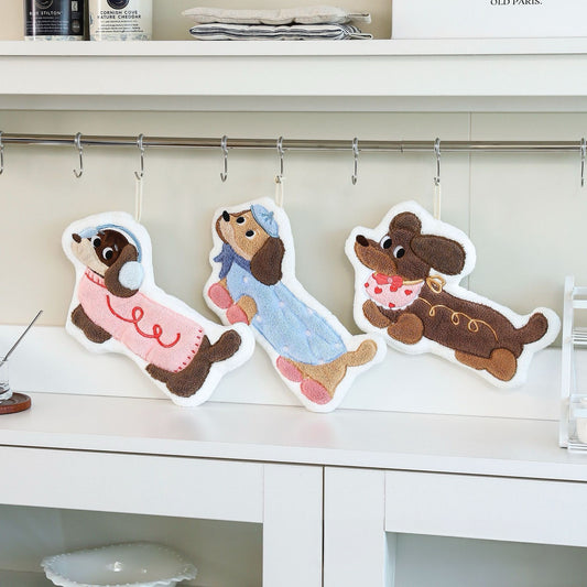 Cute Dachshund Hand Towel