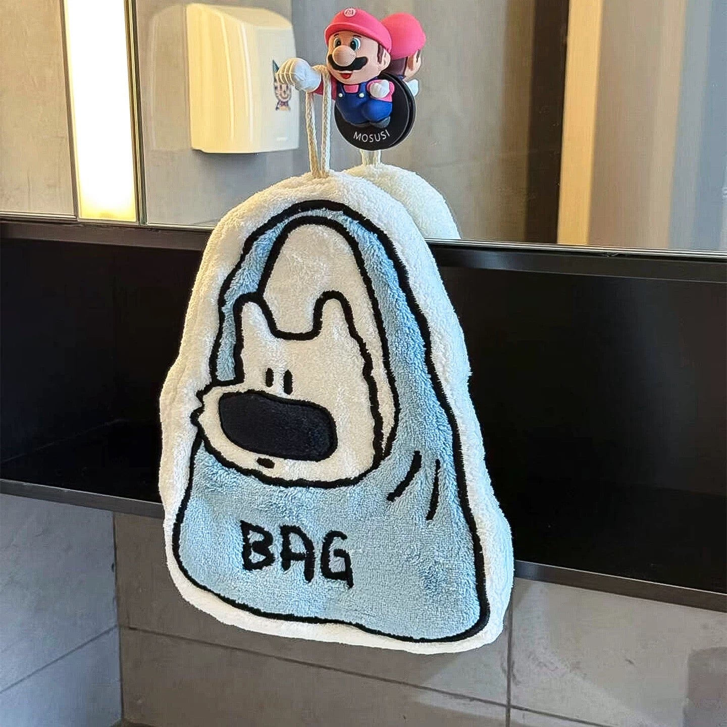 Korean-Style Cute Dog Hand Towel