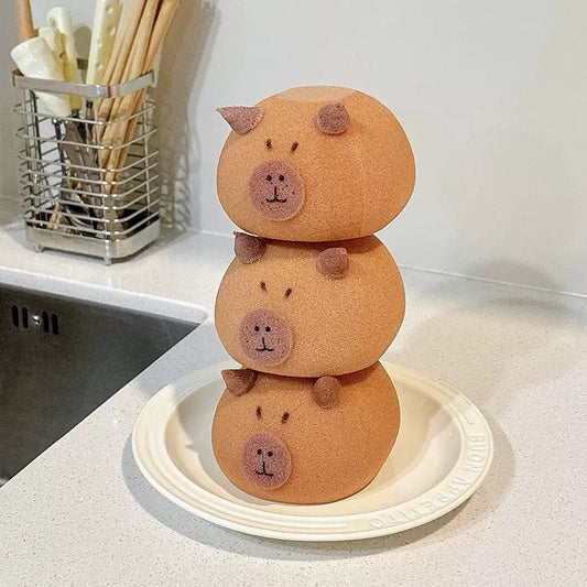 Capybara Dishwashing Sponge