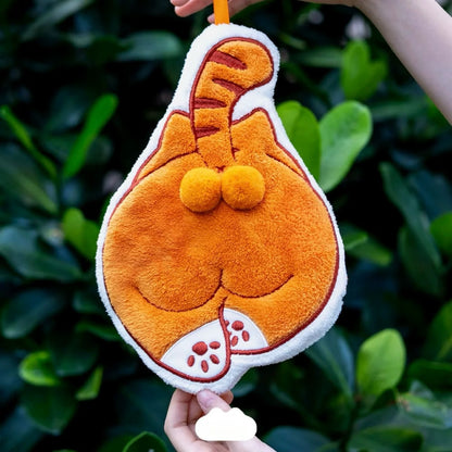 Cute Cat Tail Hand Towel