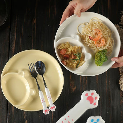 Cute Bear Dumpling Plate