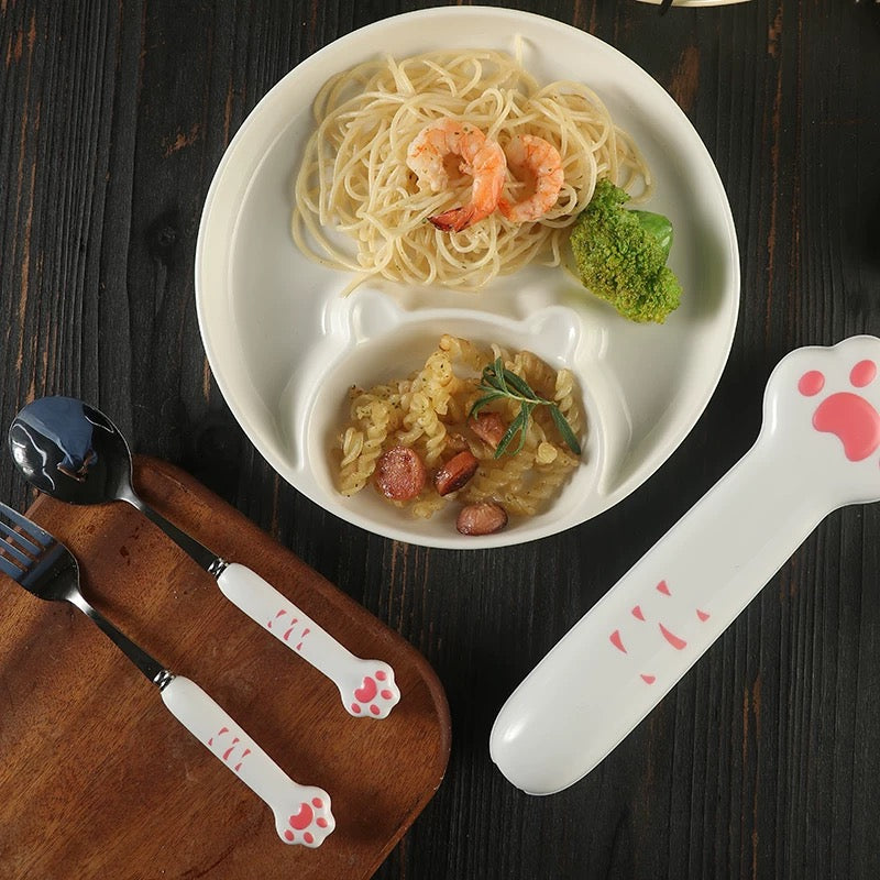 Cute Bear Dumpling Plate