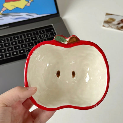 Creative Apple-Shaped Ceramic Bowl