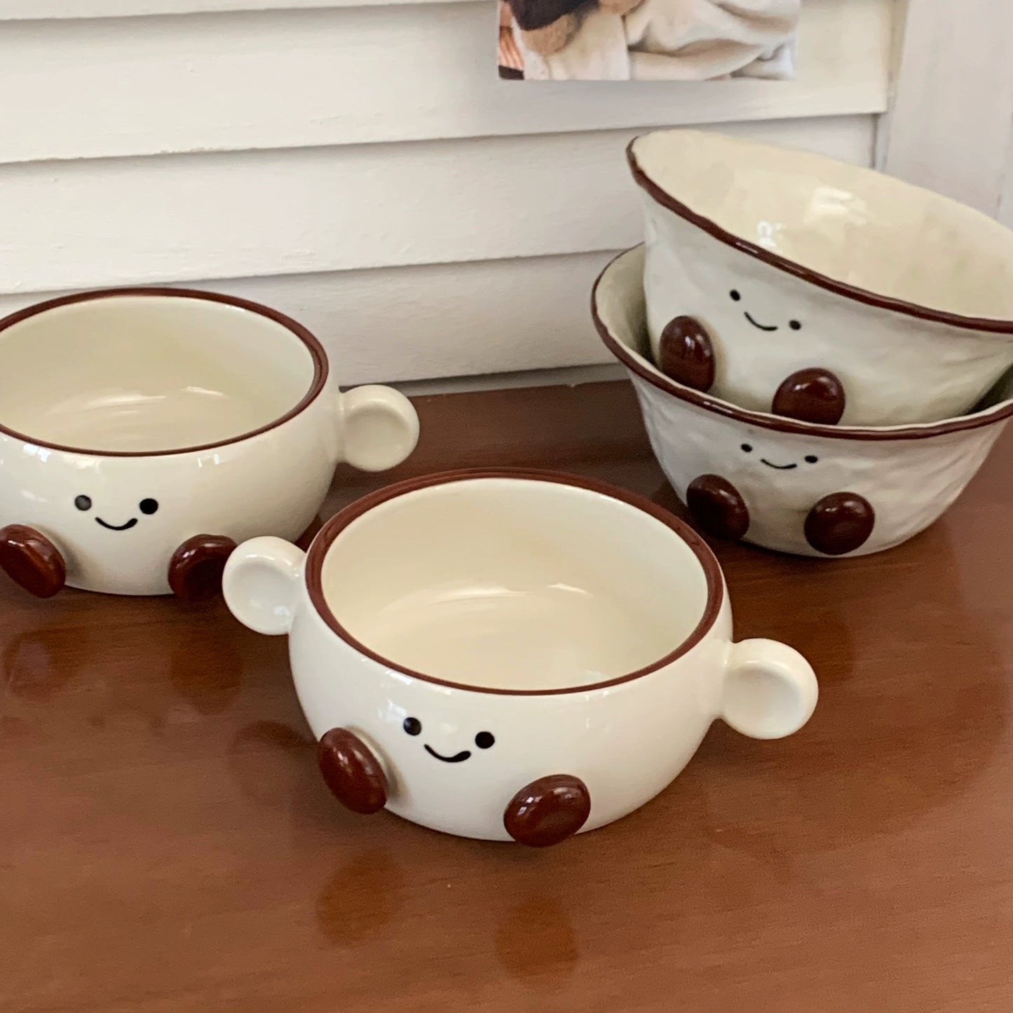 Smiley Bean Ceramic Tableware Series
