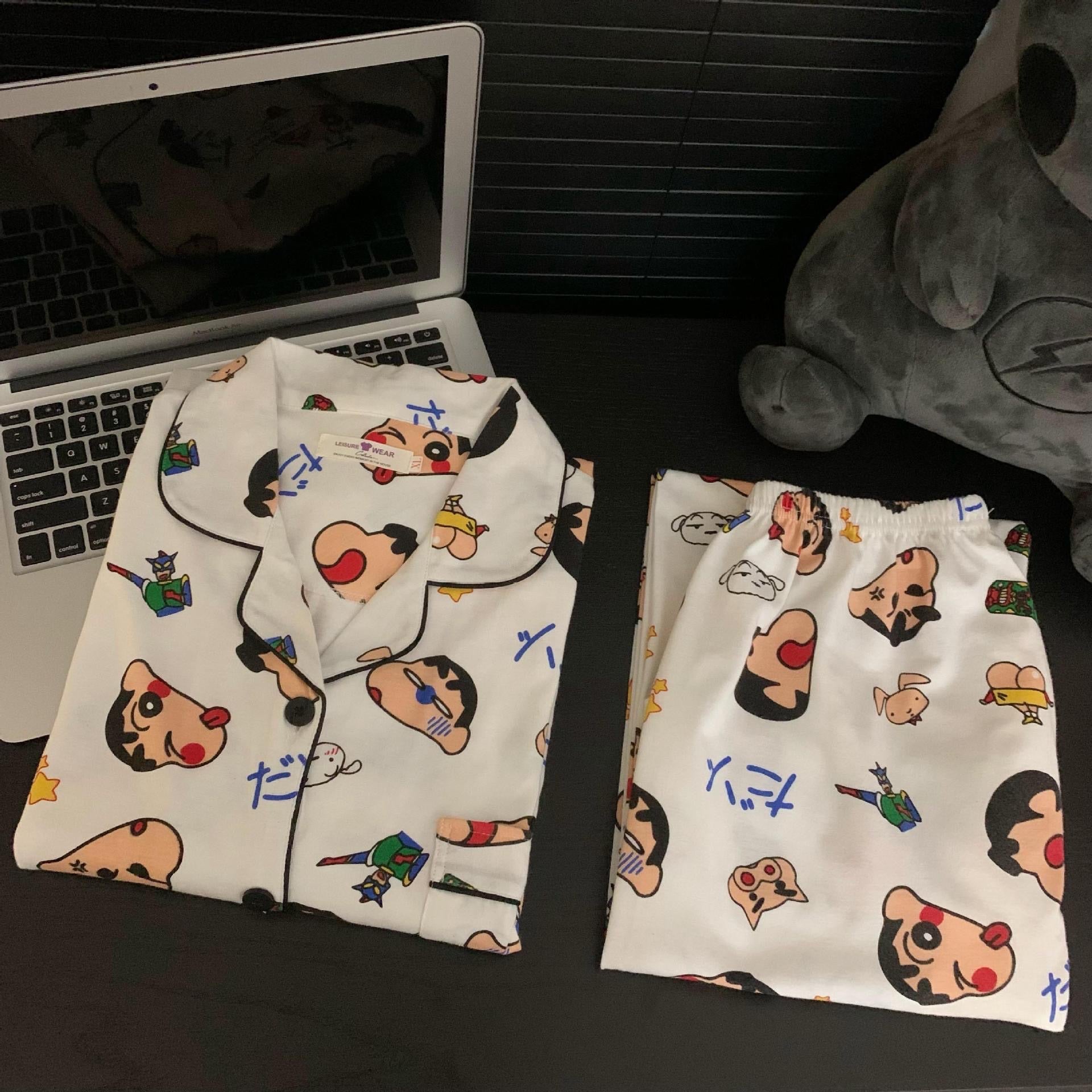 Crayon Shin-chan Cotton Couple Pajamas Set – TAKEMEHOME | Home